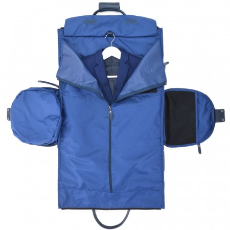 Кожаная сумка-портплед "Титан" (синий)