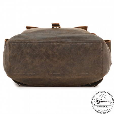 Мужской кожаный рюкзак "Орландо" (коричневая наппа)