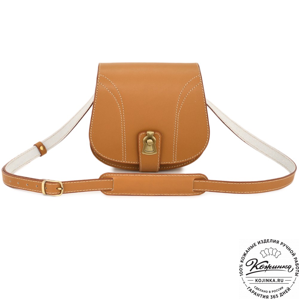 Кожаная сумка ручной работы "Джульетта-нью" (горчица)