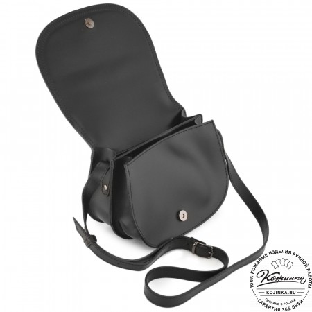 Женская кожаная сумка "Аргентина" (черный)