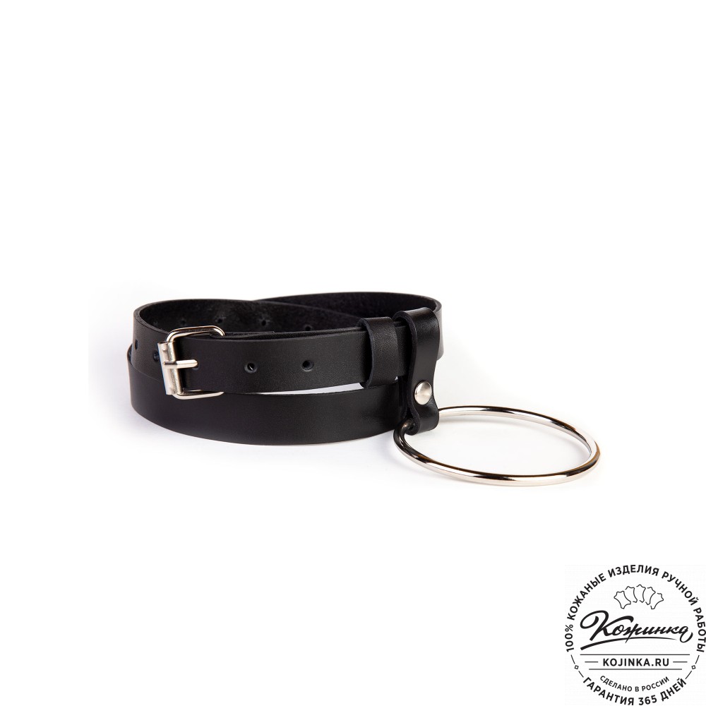 Кожаный пояс Nexy (чёрный)