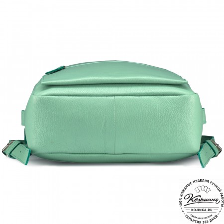 Кожаный рюкзак "Джессика" (мятный)