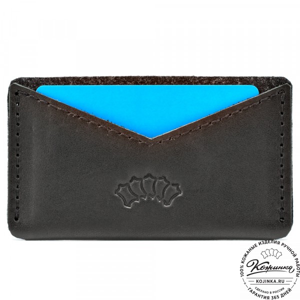 Держатель для пластиковых и банковских карт "Эрик" (черный) . фото 1