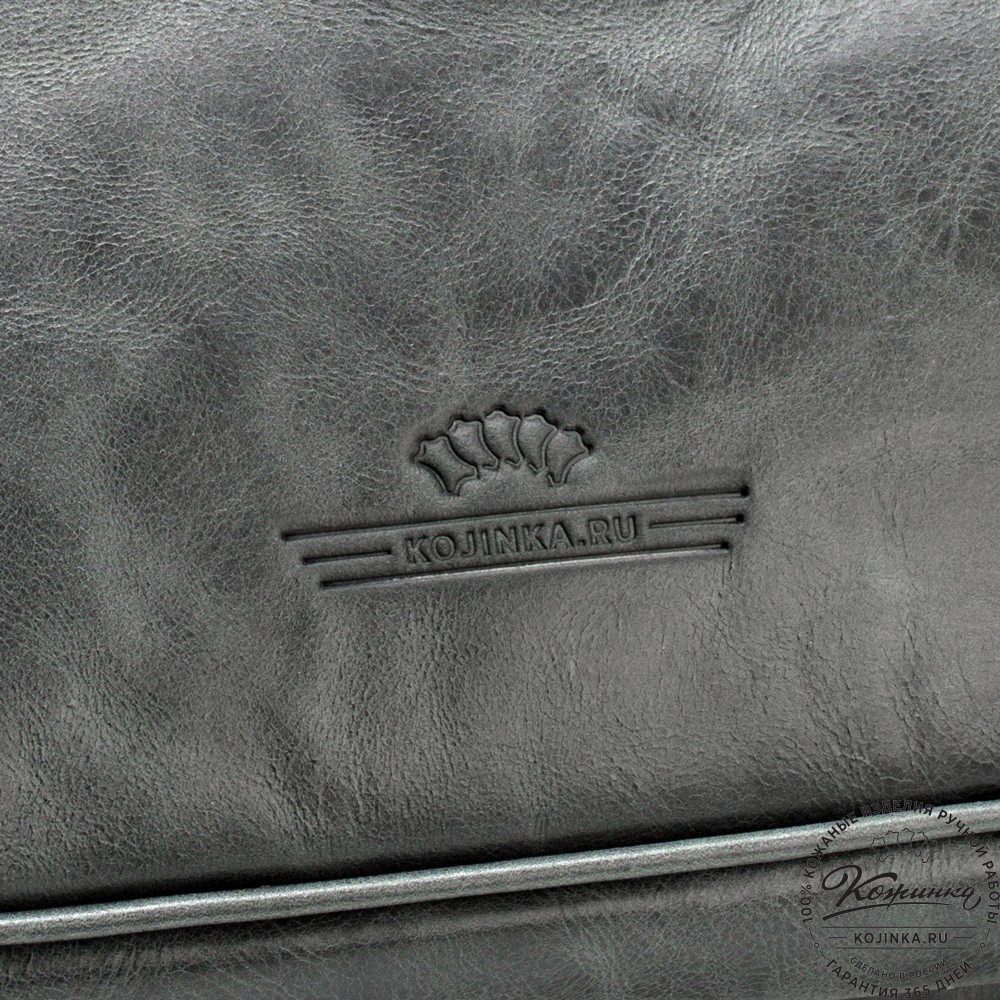 Кожаный портфель "Сталкер" (черный антик)