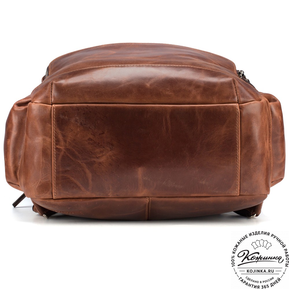 Кожаный рюкзак "Гудвин" (коричневый воск)