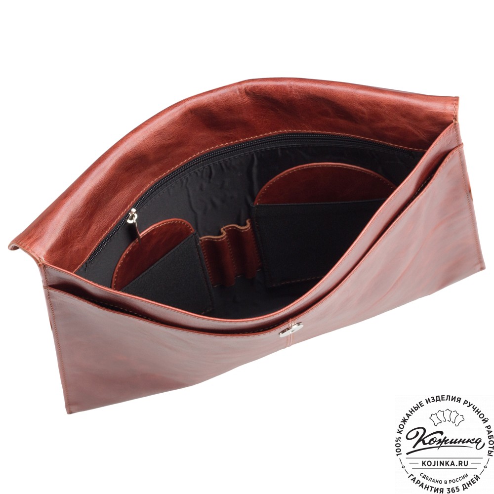 Папка для документов "Линда" (рыжий антик)