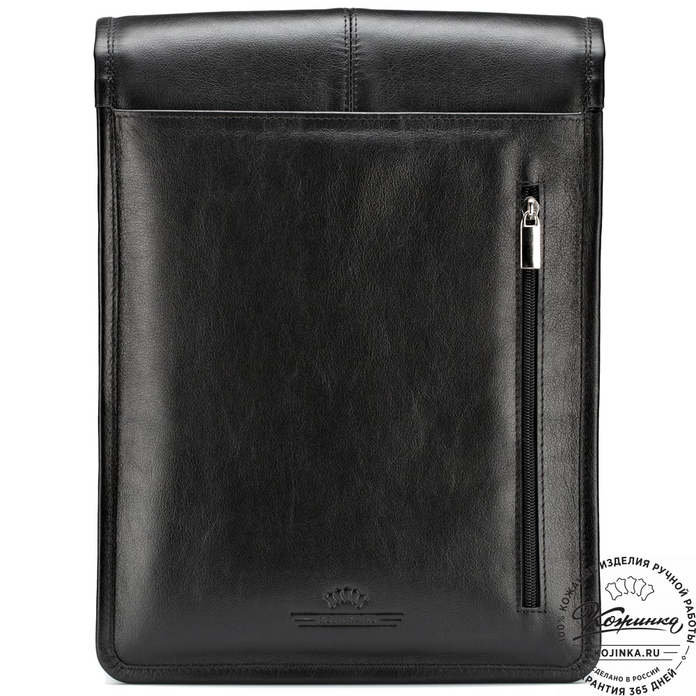 Кожаная сумка "Митчел" (чёрная)