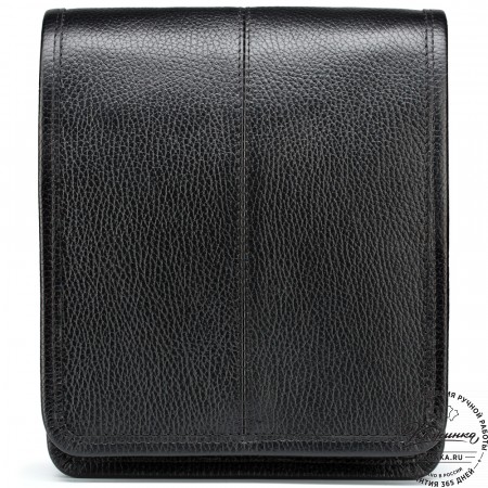 Кожаная сумка "Митчел мини" (чёрная)