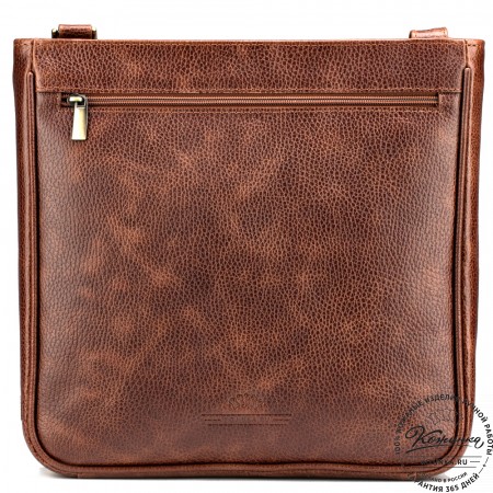 Кожаная сумка "Боб" (светло-коричневая)