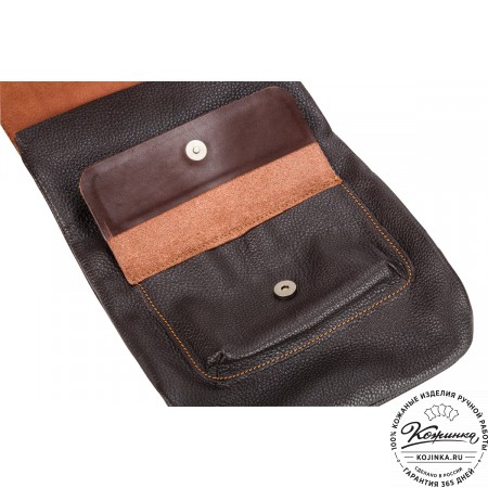 Кожаный рюкзак "Gray" (темно-коричневый)