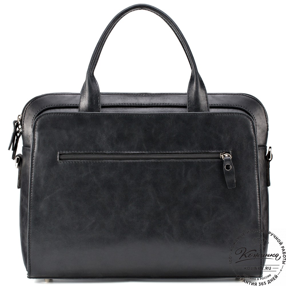 Женская кожаная сумка "Батерфляй" (чёрная)