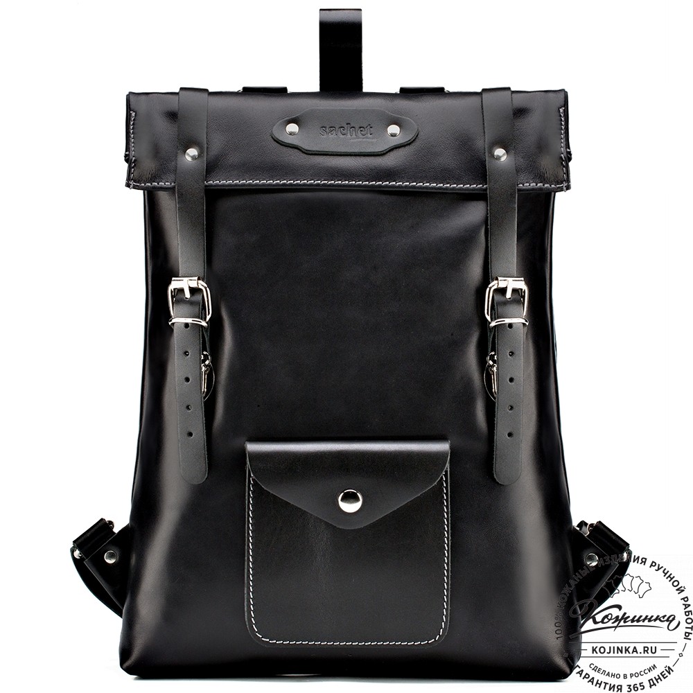Кожаный рюкзак "Vogue New" (чёрный)