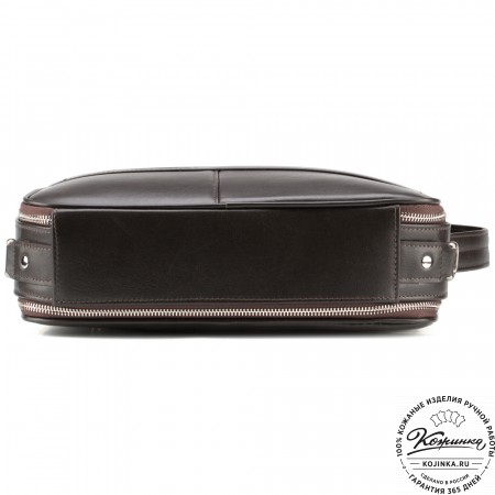 Кожаный рюкзак-сумка "Лесснер" (коричневый)