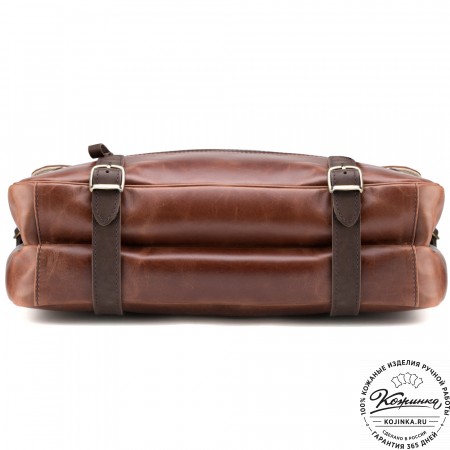 Кожаный портфель "Сталкер" (коричневый воск)