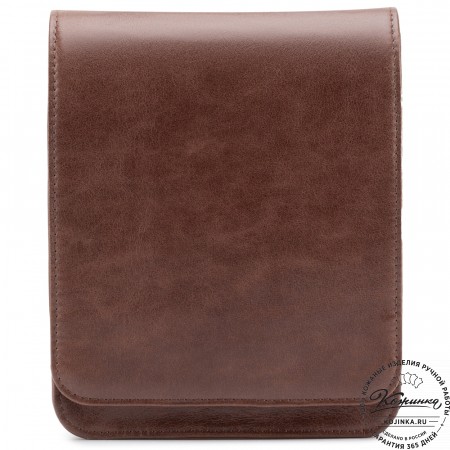 Мужская кожаная сумка "Таллин" (коричневая)