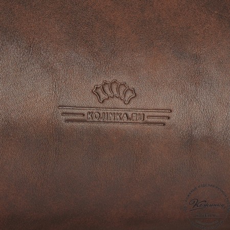 Женский кожаный рюкзак-сумка "Греция" (коричневая гладкая кожа)