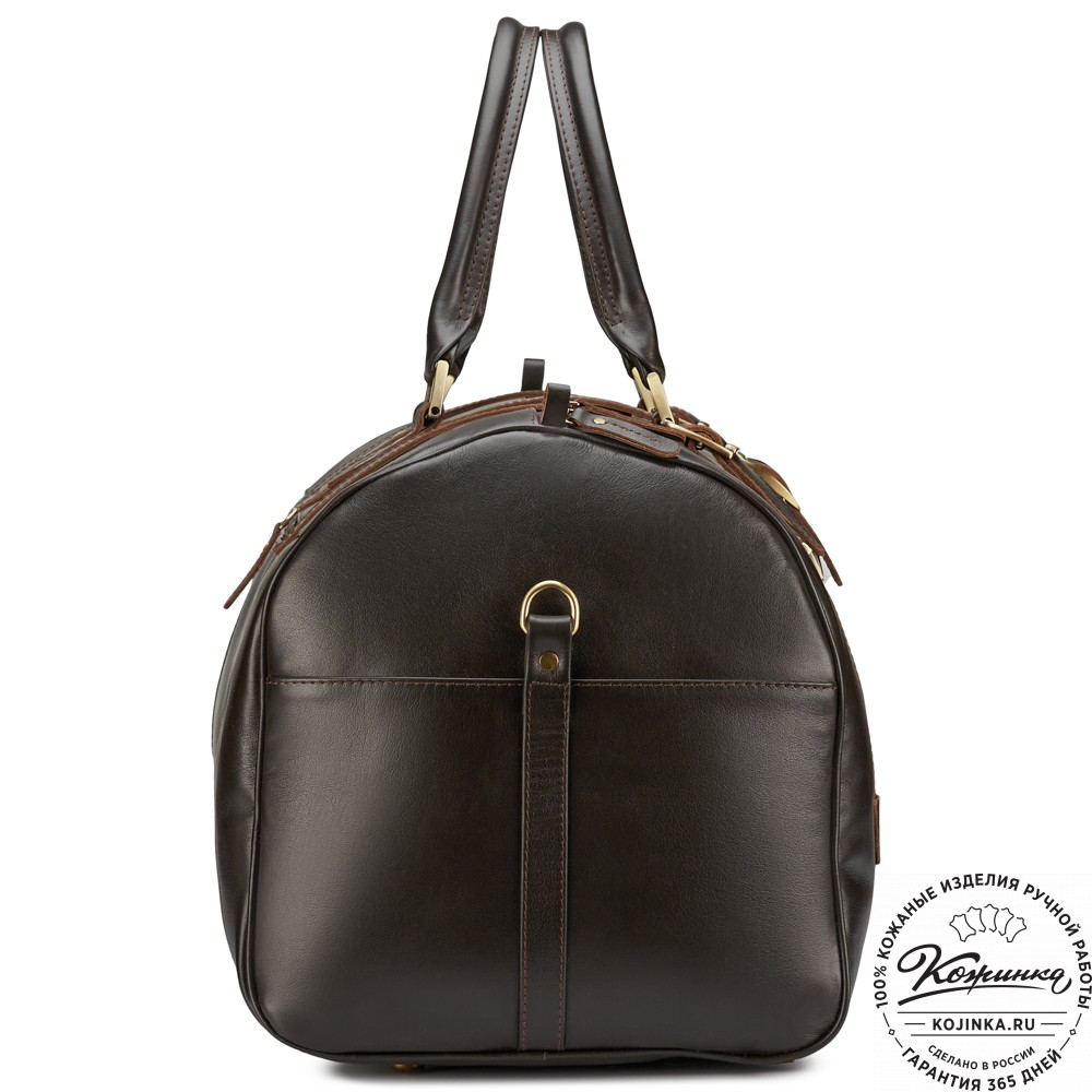 Кожаная дорожная сумка "Кордова" (коричневая)