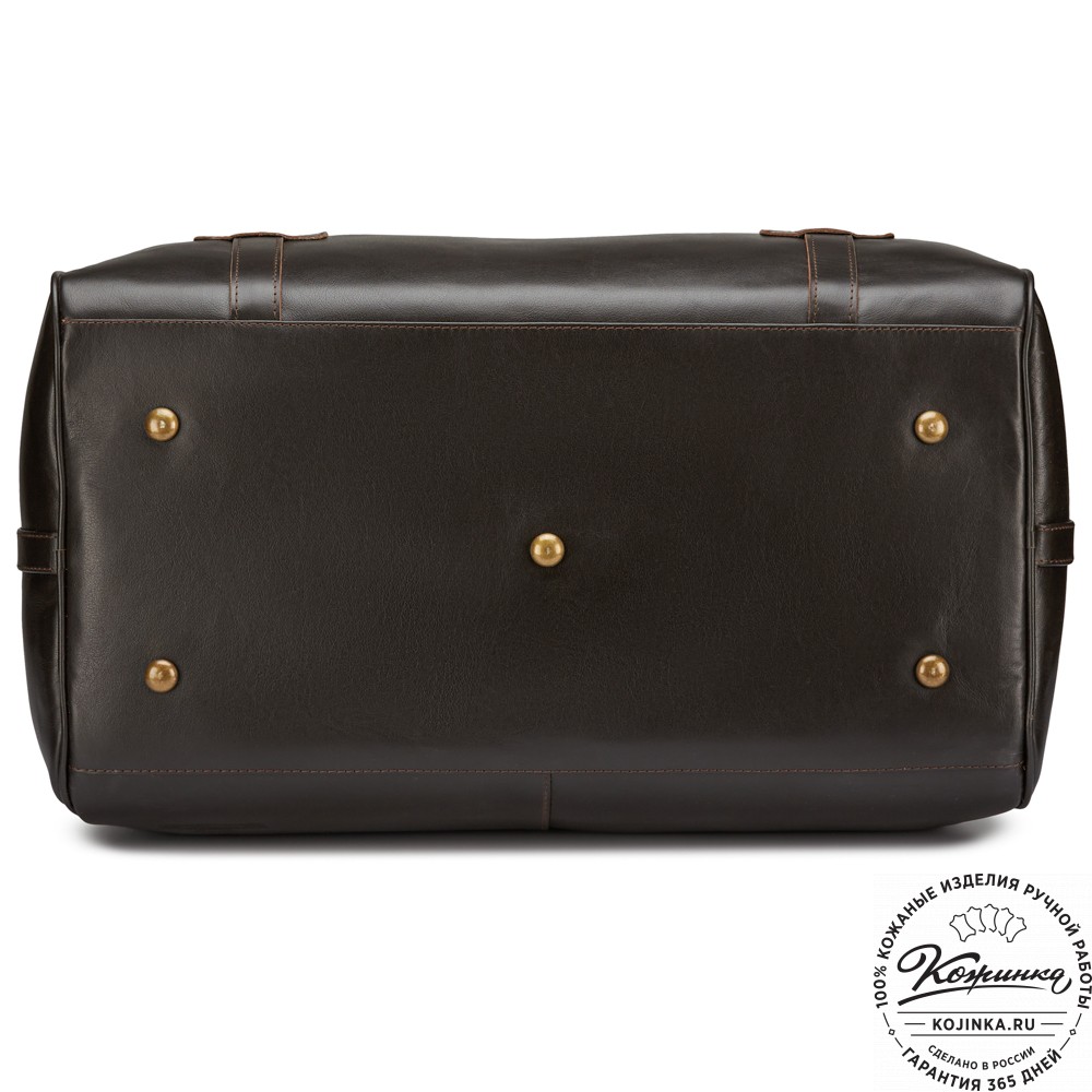 Кожаная дорожная сумка "Кордова" (коричневая)
