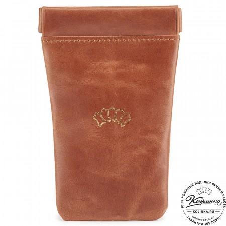 Кожаная ключница "Бельгия" (коричневая)