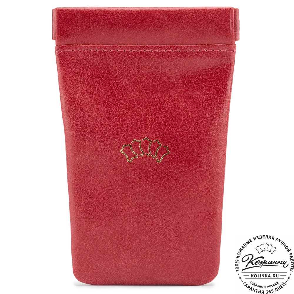 Кожаная ключница "Бельгия" (красная)