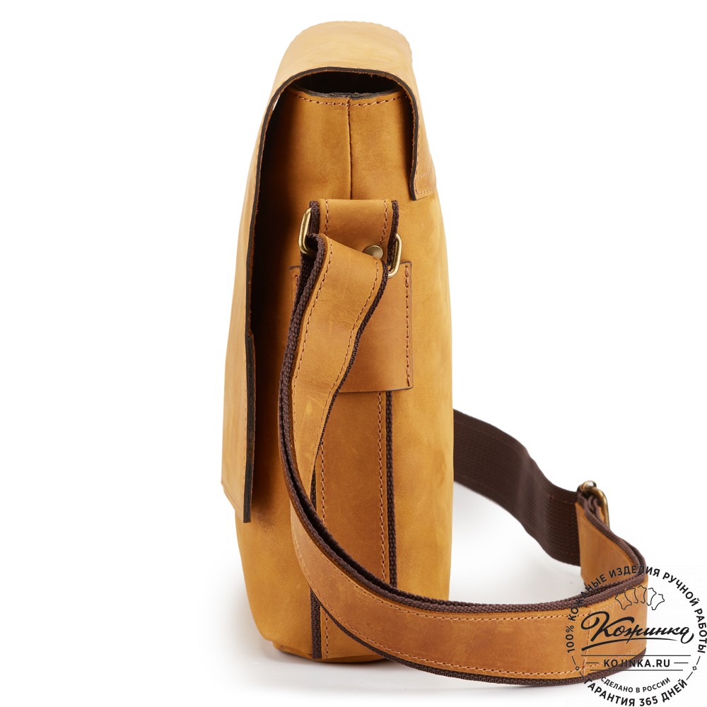 Кожаная сумка "Пабло" (рыжий крейзи)