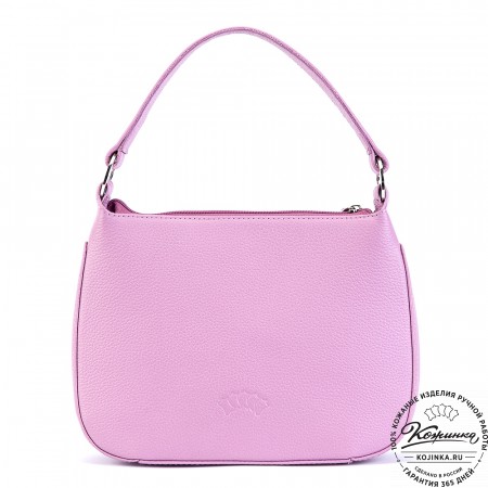 Женская кожаная сумка "Каролина" (сирень)