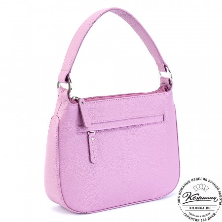 Женская кожаная сумка "Каролина" (сирень)