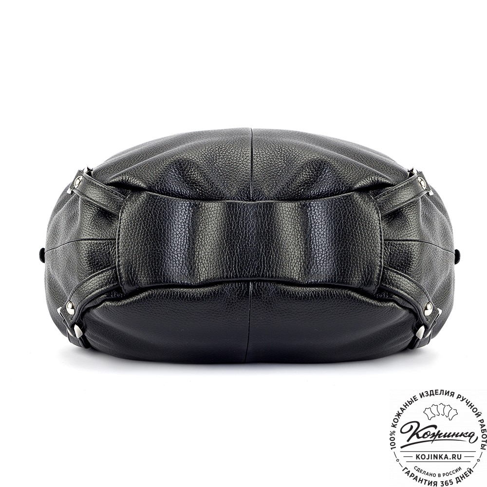 Женская кожаная сумка "Миллениум" (чёрная)