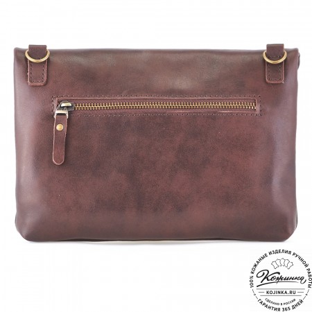 Кожаный клатч "Молли" (коричневый)