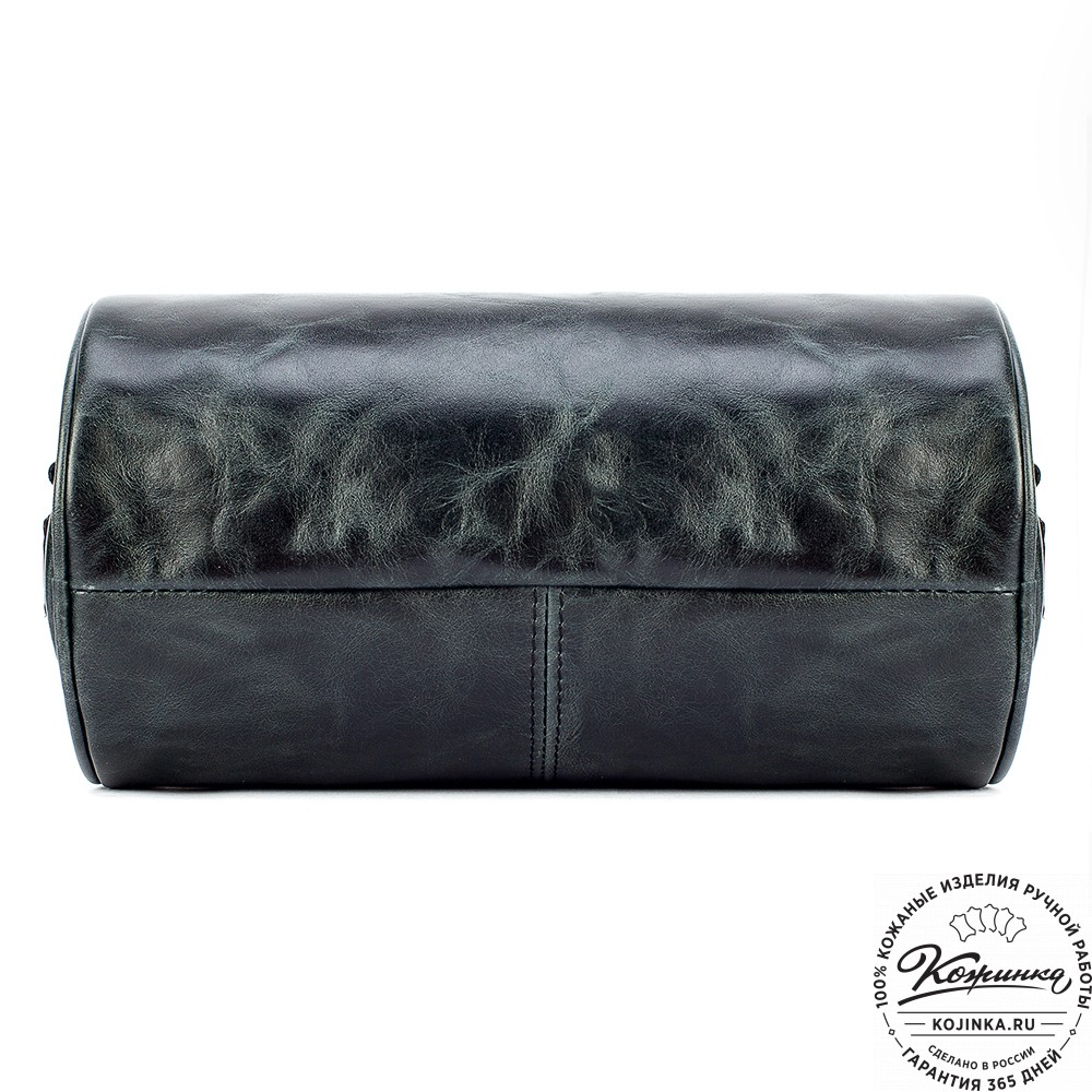 Кожаная сумка "Джерри" (чёрный антик)