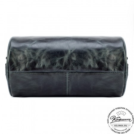 Кожаная сумка "Джерри" (чёрный антик)