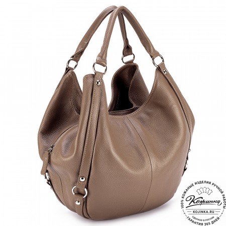 Женская кожаная сумка "Миллениум" (кофе)