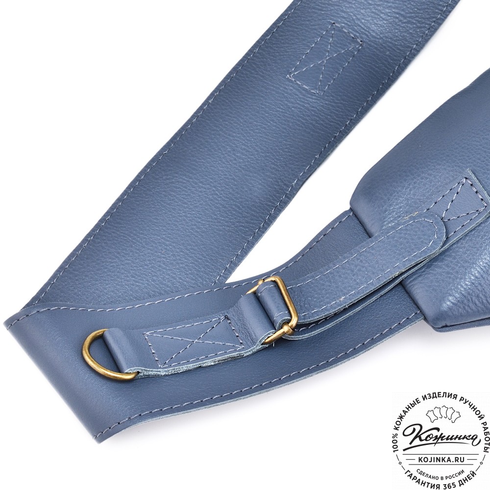 Кожаный рюкзак "Фобос" (джинс)