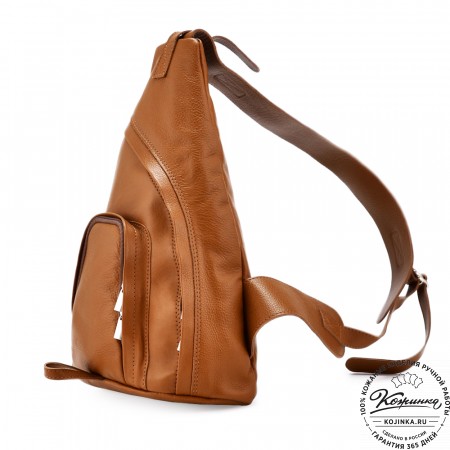 Кожаный рюкзак "Фобос" (орех)