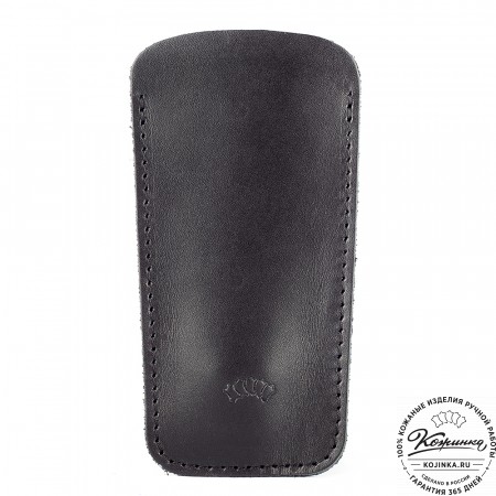 Кожаная ключница "Дерби" (чёрная)