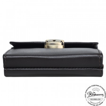 Кожаная сумка для документов "Чикаго" (темно-коричневая)