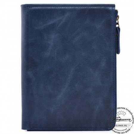  Кожаная папка для документов "Кейптаун" (синий антик) 
