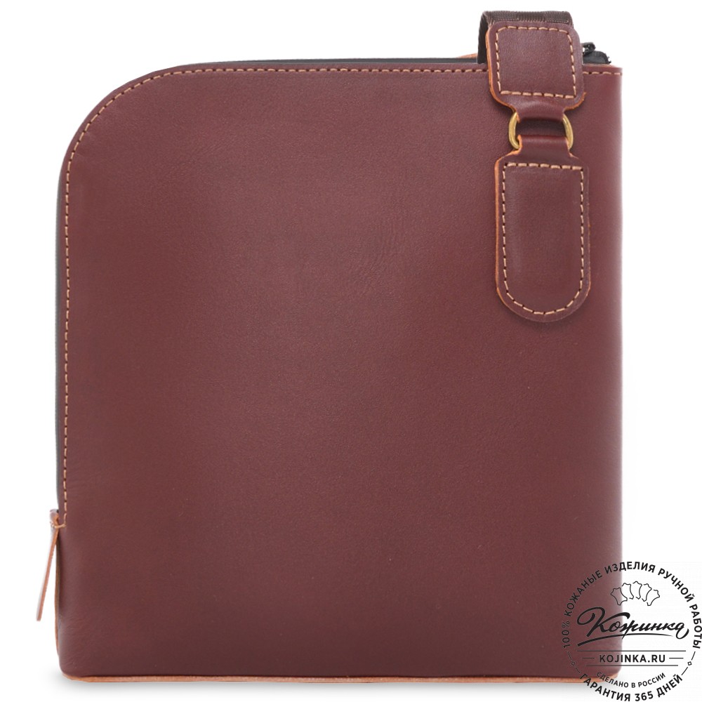Кожаная сумка "Родос" (коричневая)