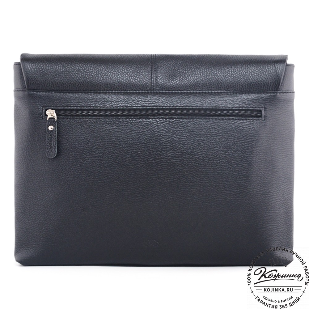  Кожаная сумка через плечо "Бавария" (черная) 