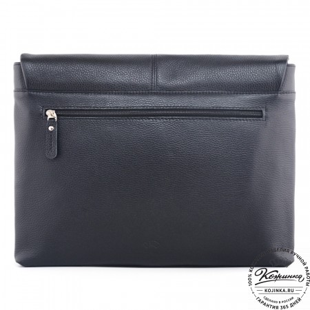  Кожаная сумка через плечо "Бавария" (черная) 