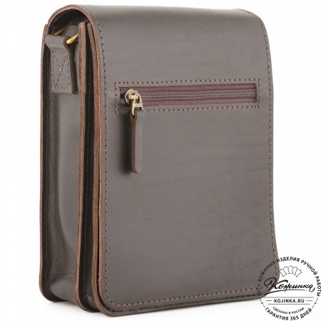 Кожаный сумка "Робин" (темно-коричневый)