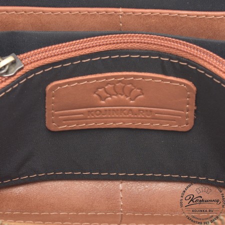 Кожаный клатч "Чукотка" "Исаакиевский собор" (рыжий)