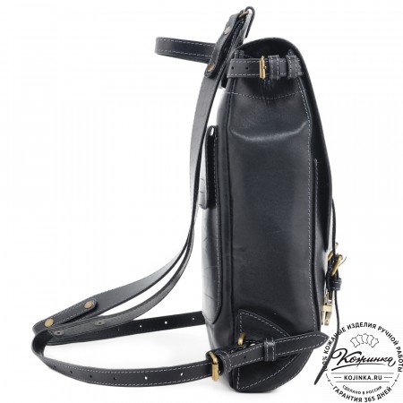 Кожаный рюкзак "Рафаэль""Ведьмак" (черный)