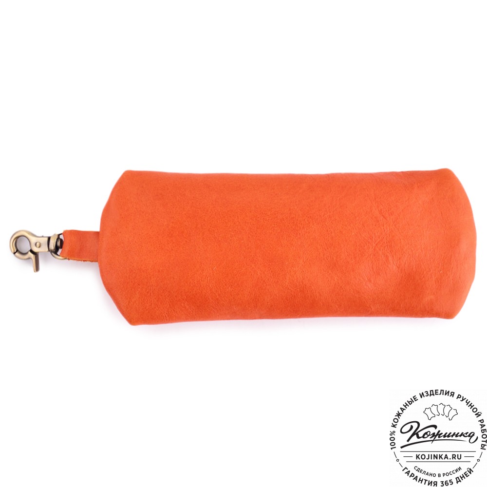 Женская кожаная сумка "Ванесса" (оранж)