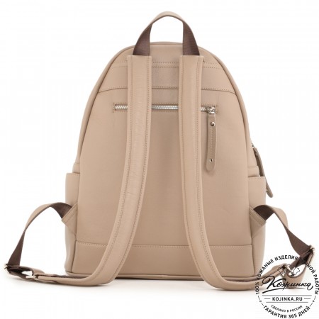 Кожаный рюкзак "Старк" (капучино)