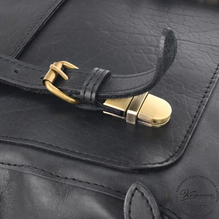 Кожаный рюкзак "Рафаэль" (чёрный)