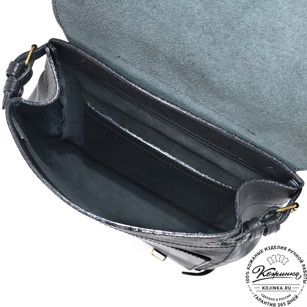 Кожаный рюкзак "Рафаэль" (чёрный)