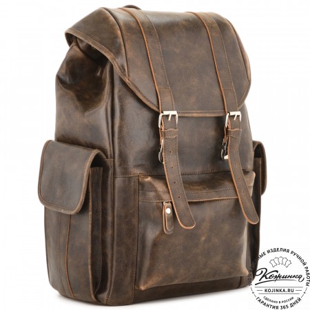 Кожаный рюкзак "Ганнибал" (коричневая наппа)