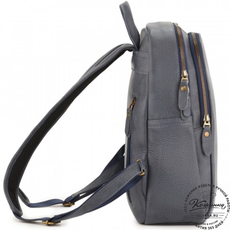 Кожаный рюкзак "Рамона" (джинс)