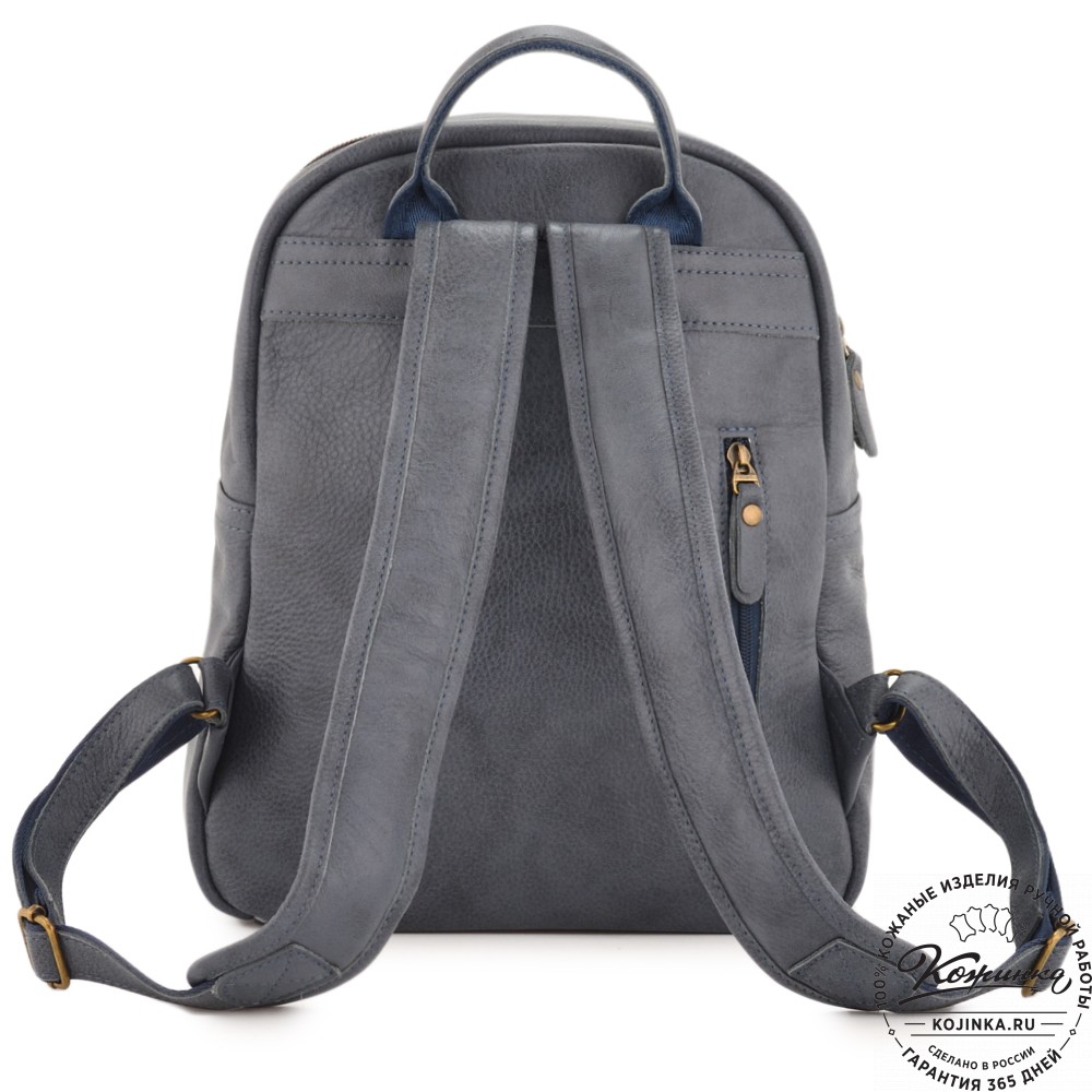 Кожаный рюкзак "Рамона" (джинс)